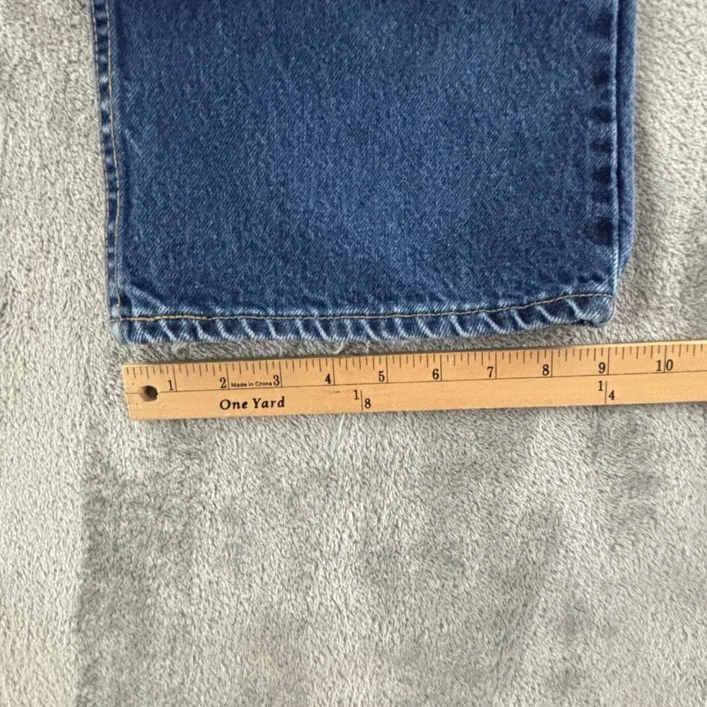 Vintage Levi's 517 Boot Cut Jeans Mens 36x32 Red Tab Dark Wash USA‎ Made Y2K